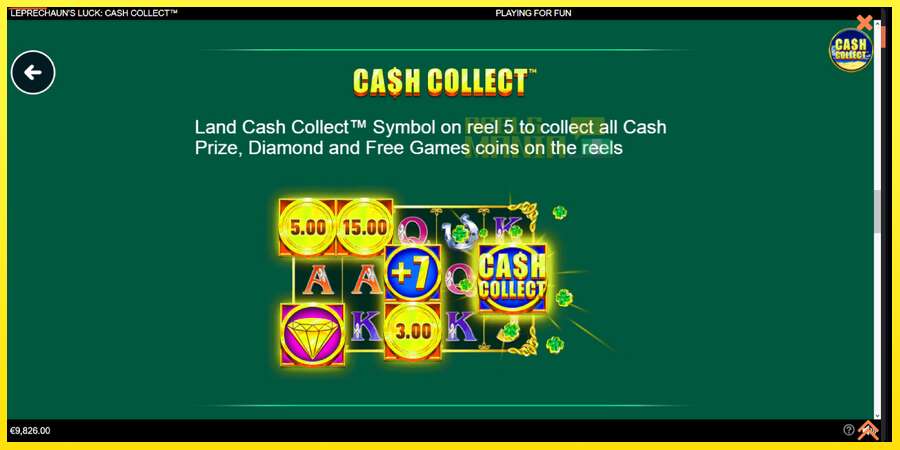 Riktiga pengar med en spelautomat Leprechauns Luck Cash Collect Megaways PowerPlay Jackpot, bild 6