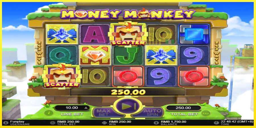 Riktiga pengar med en spelautomat Money Monkey, bild 3