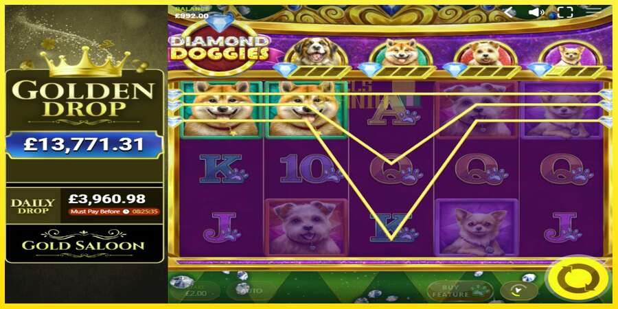 Riktiga pengar med en spelautomat Diamond Doggies, bild 2