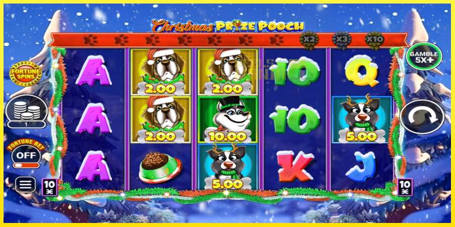 Riktiga pengar med en spelautomat Christmas Prize Pooch, bild 1