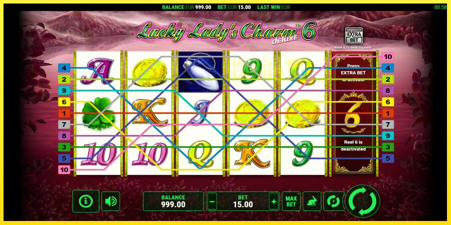 Riktiga pengar med en spelautomat Lucky Ladys Charm Deluxe 6, bild 1