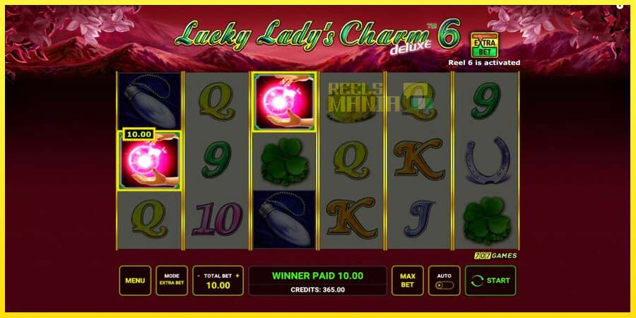 Riktiga pengar med en spelautomat Lucky Ladys Charm Deluxe 6, bild 4