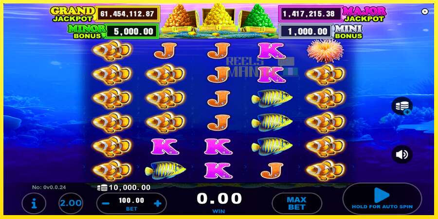 Riktiga pengar med en spelautomat Clown Fish Treasure, bild 1