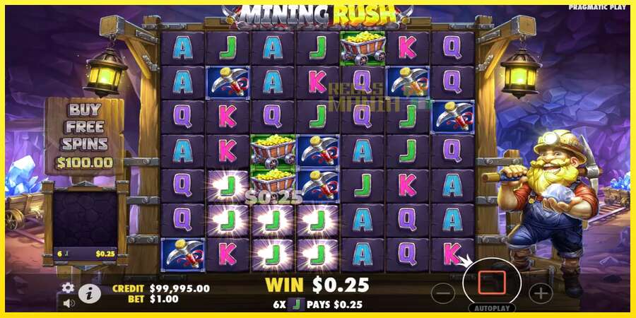 Riktiga pengar med en spelautomat Mining Rush, bild 3