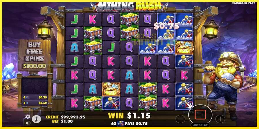 Riktiga pengar med en spelautomat Mining Rush, bild 4