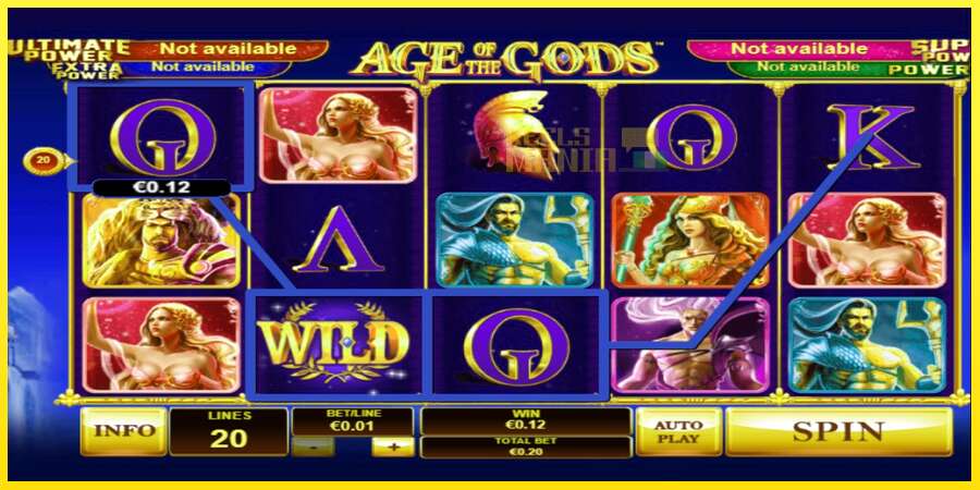 Riktiga pengar med en spelautomat Age Of The Gods, bild 2