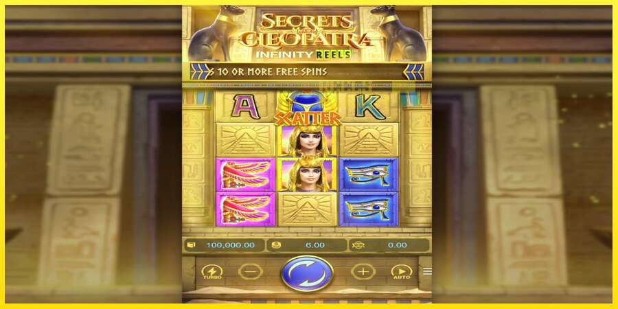 Riktiga pengar med en spelautomat Secrets of Cleopatra, bild 1