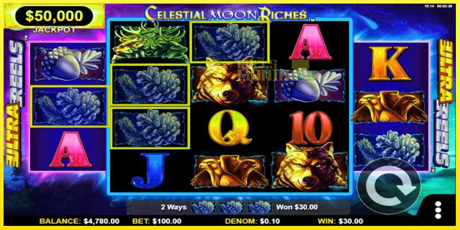 Riktiga pengar med en spelautomat Celestial Moon Riches, bild 4