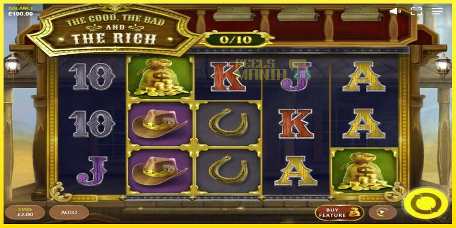 Riktiga pengar med en spelautomat The Good The Bad and The Rich, bild 1