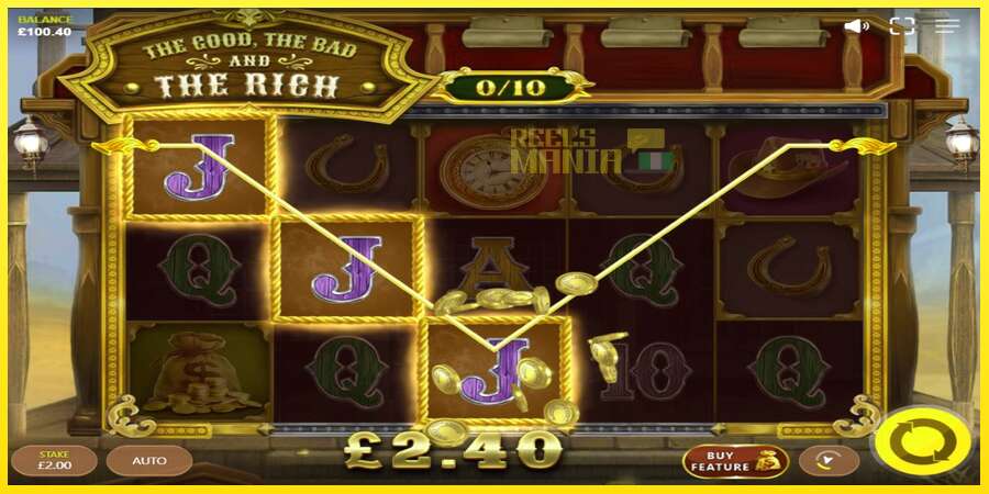 Riktiga pengar med en spelautomat The Good The Bad and The Rich, bild 2