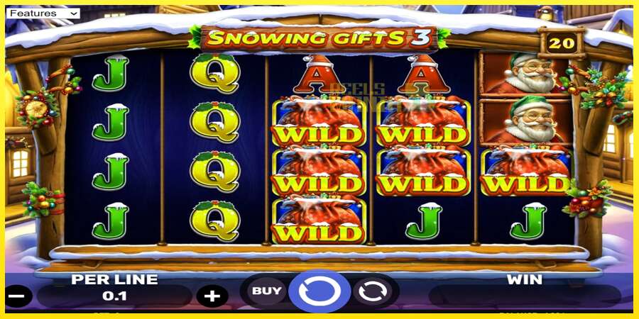 Riktiga pengar med en spelautomat Snowing Gifts 3, bild 2