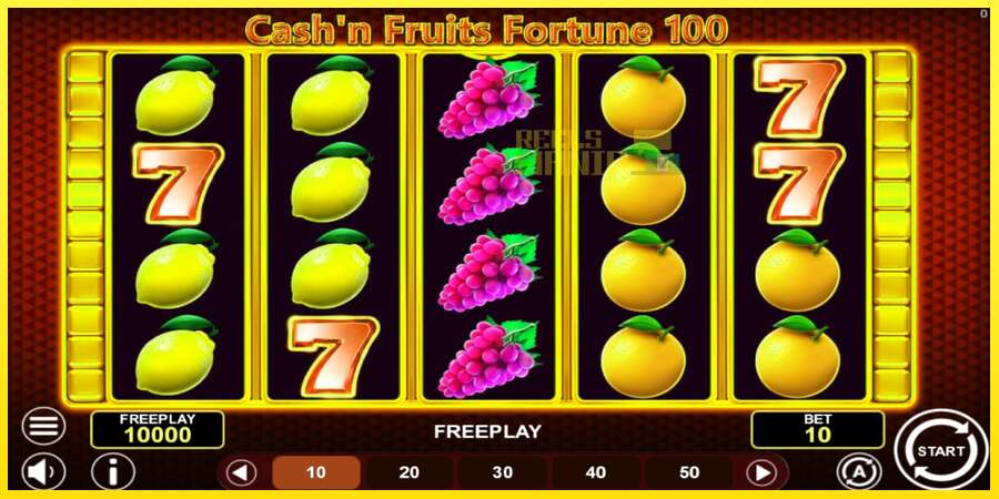 Riktiga pengar med en spelautomat Cashn Fruits Fortune 100, bild 1