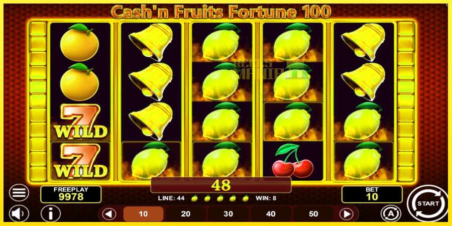 Riktiga pengar med en spelautomat Cashn Fruits Fortune 100, bild 2