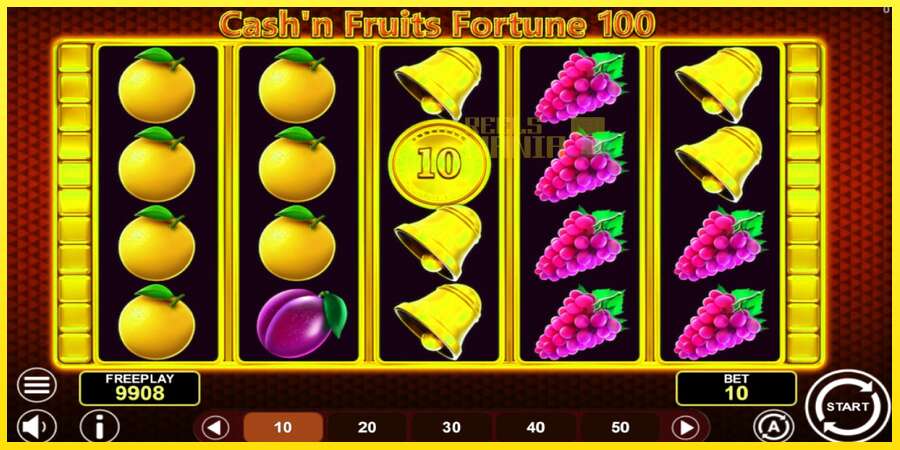 Riktiga pengar med en spelautomat Cashn Fruits Fortune 100, bild 3