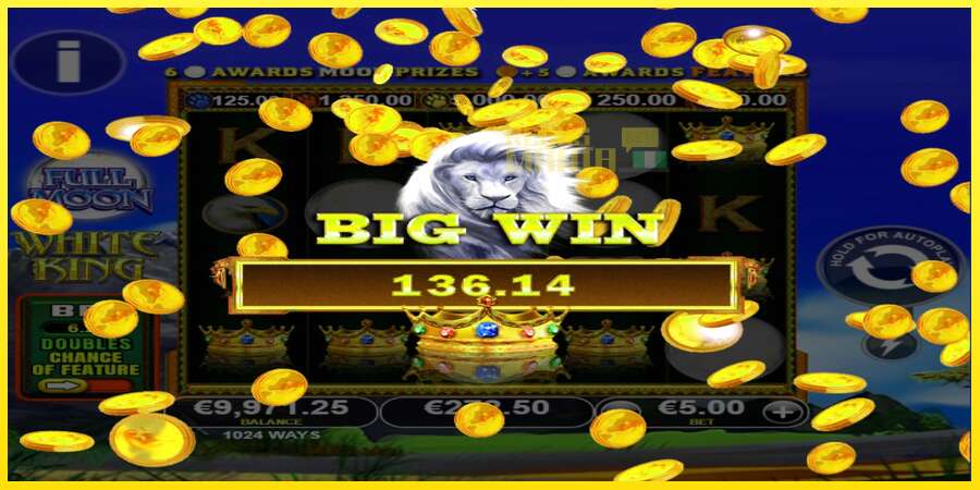 Riktiga pengar med en spelautomat Full Moon: White King PowerPlay Jackpot, bild 4