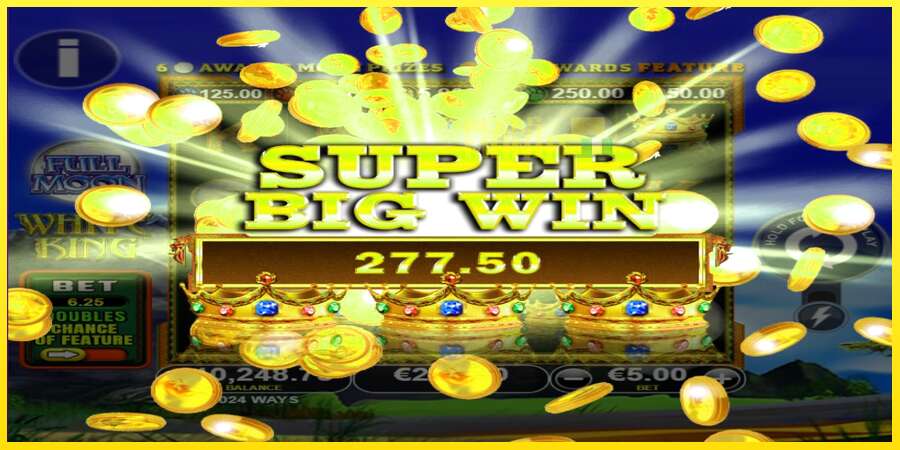 Riktiga pengar med en spelautomat Full Moon: White King PowerPlay Jackpot, bild 5