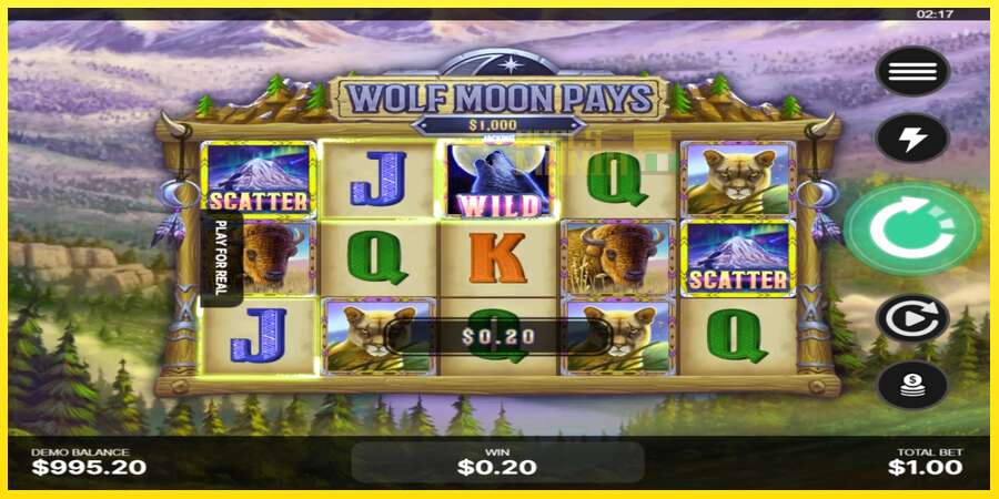 Riktiga pengar med en spelautomat Wolf Moon Pays, bild 3