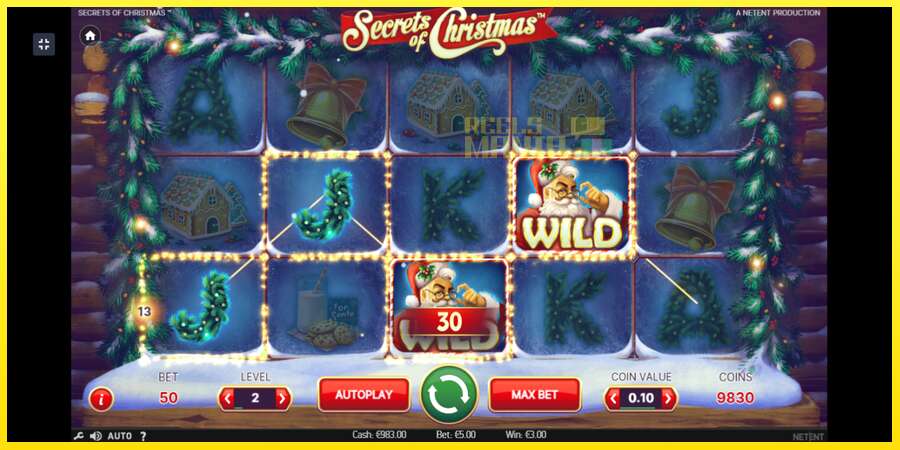 Riktiga pengar med en spelautomat Secrets of Christmas, bild 3