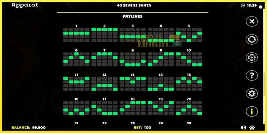 Riktiga pengar med en spelautomat 40 Sevens Santa, bild 7