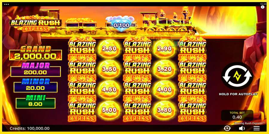 Riktiga pengar med en spelautomat Blazing Rush Express, bild 1