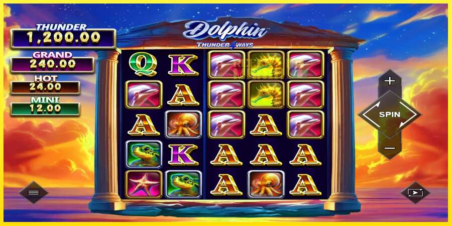 Riktiga pengar med en spelautomat Dolphin Thunder Ways, bild 1