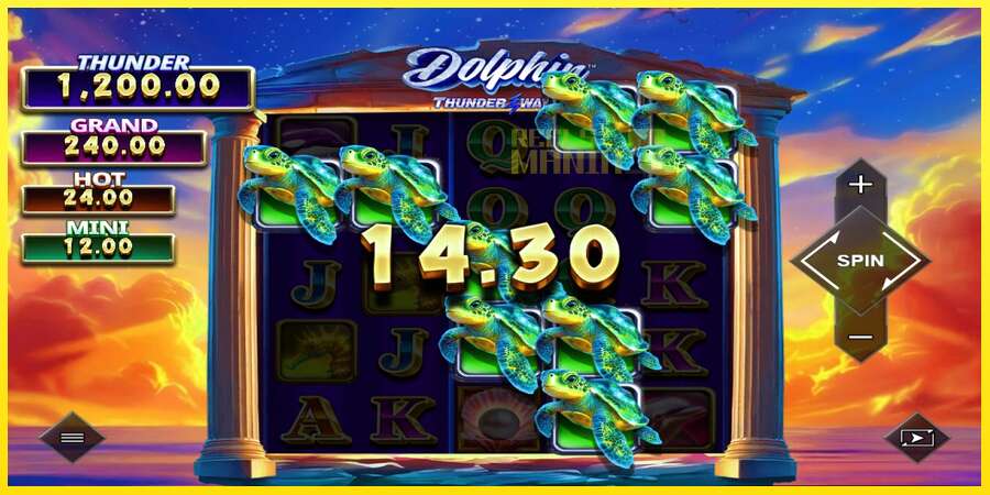 Riktiga pengar med en spelautomat Dolphin Thunder Ways, bild 2