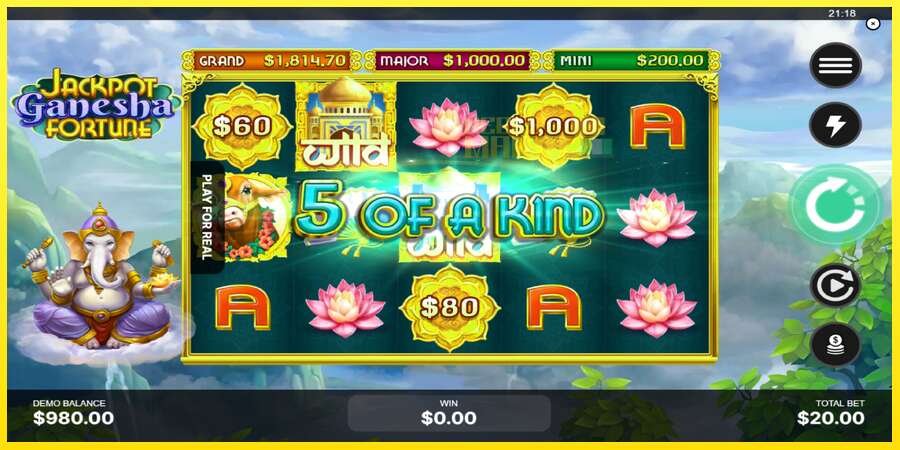 Riktiga pengar med en spelautomat Jackpot Ganesha Fortune, bild 3