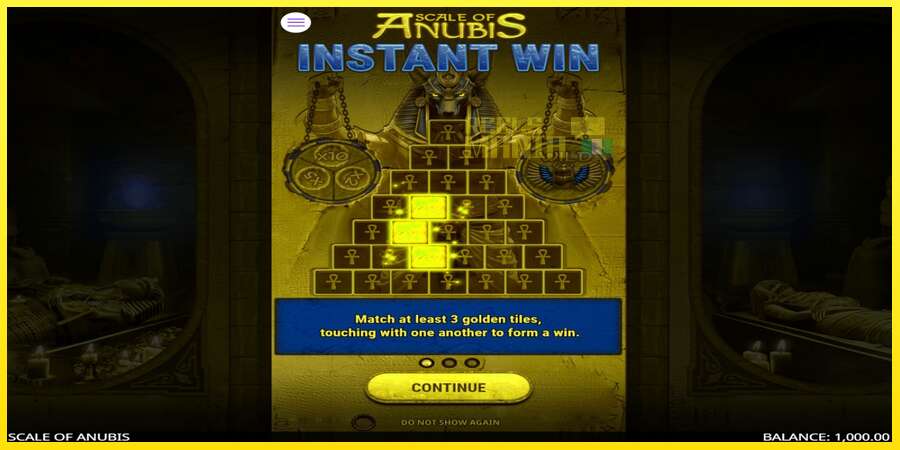 Riktiga pengar med en spelautomat Scale of Anubis, bild 1