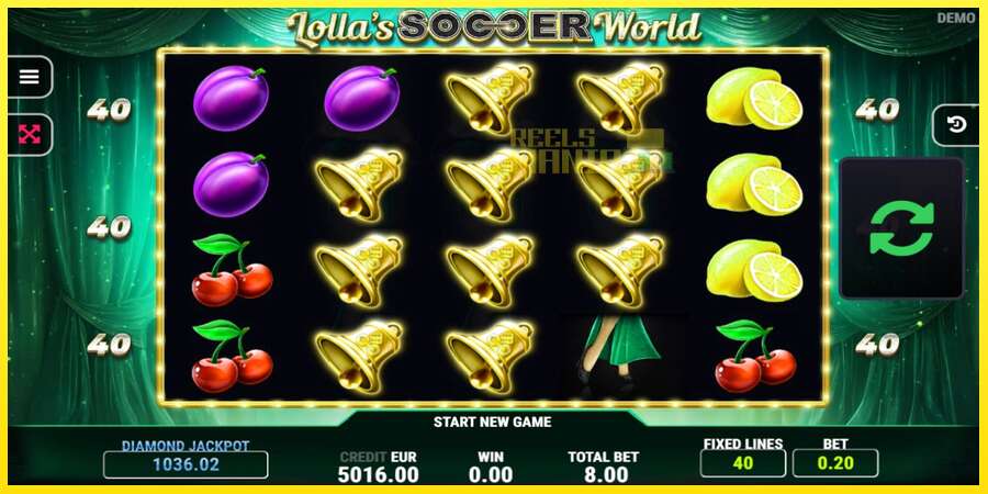 Riktiga pengar med en spelautomat Lollas Soccer World, bild 1