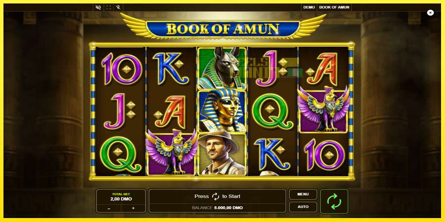 Riktiga pengar med en spelautomat Book of Amun, bild 1