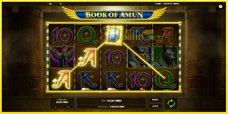 Riktiga pengar med en spelautomat Book of Amun, bild 4