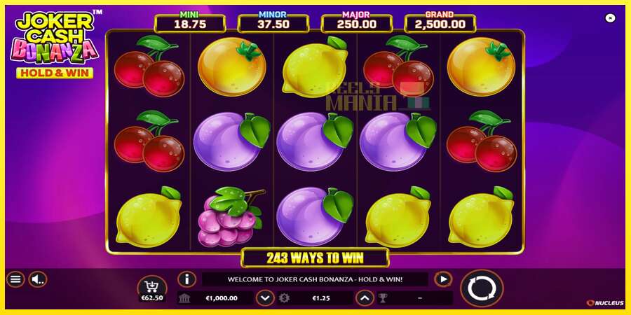 Riktiga pengar med en spelautomat Joker Cash Bonanza - Hold & Win, bild 1