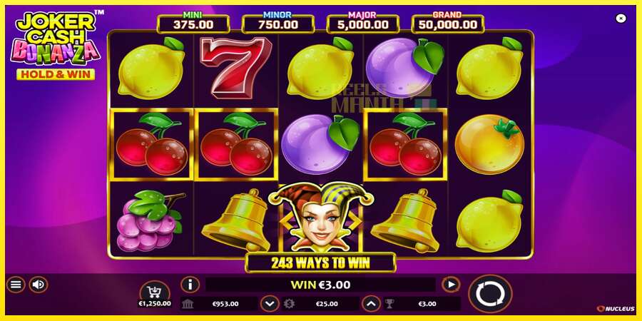 Riktiga pengar med en spelautomat Joker Cash Bonanza - Hold & Win, bild 2