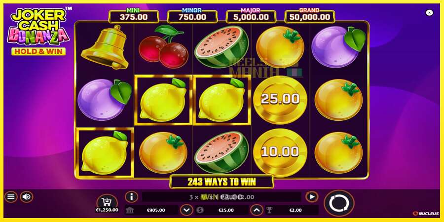 Riktiga pengar med en spelautomat Joker Cash Bonanza - Hold & Win, bild 3