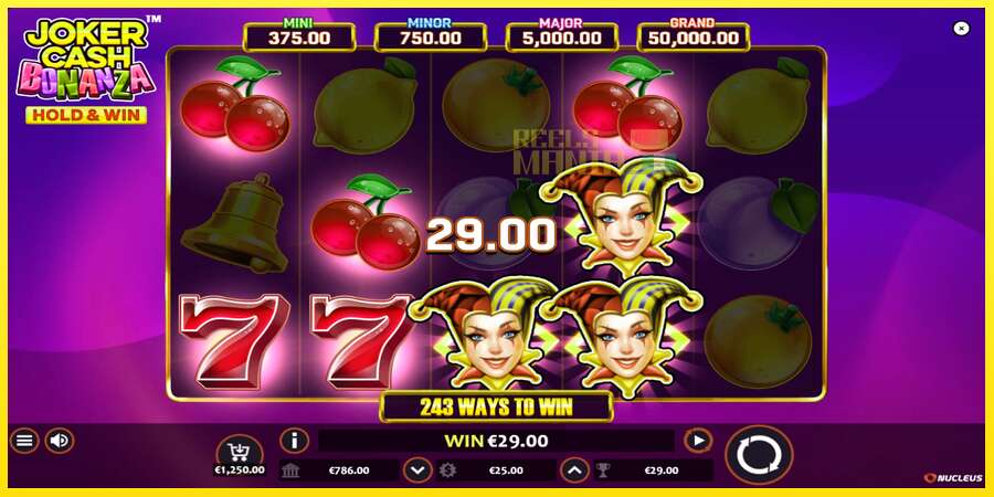 Riktiga pengar med en spelautomat Joker Cash Bonanza - Hold & Win, bild 4