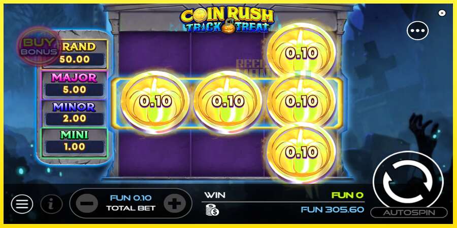 Riktiga pengar med en spelautomat Coin Rush: Trick o Treat, bild 3