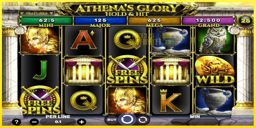 Riktiga pengar med en spelautomat Athenas Glory Hold & Hit, bild 1