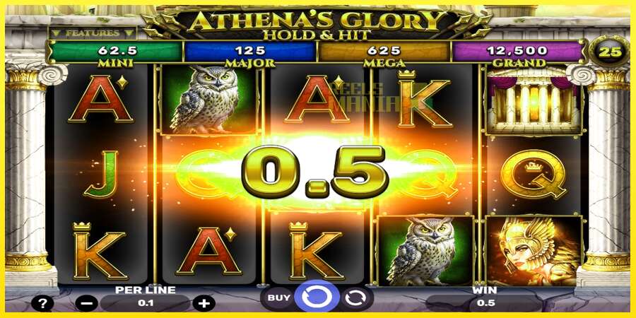 Riktiga pengar med en spelautomat Athenas Glory Hold & Hit, bild 2