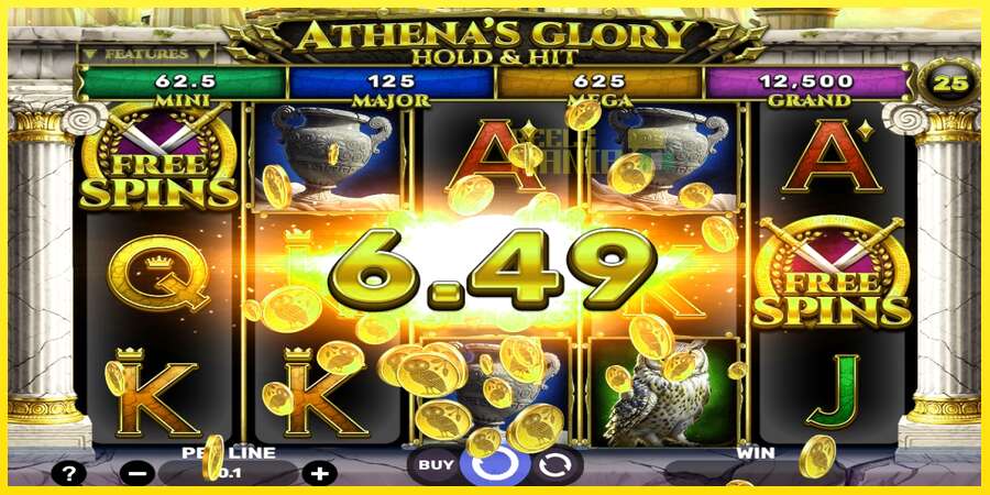 Riktiga pengar med en spelautomat Athenas Glory Hold & Hit, bild 3