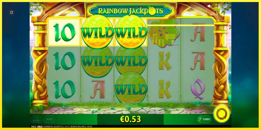 Riktiga pengar med en spelautomat Rainbow Jackpots, bild 2