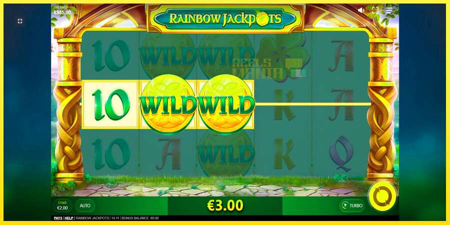 Riktiga pengar med en spelautomat Rainbow Jackpots, bild 3