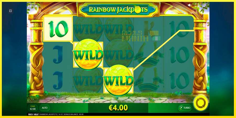 Riktiga pengar med en spelautomat Rainbow Jackpots, bild 4