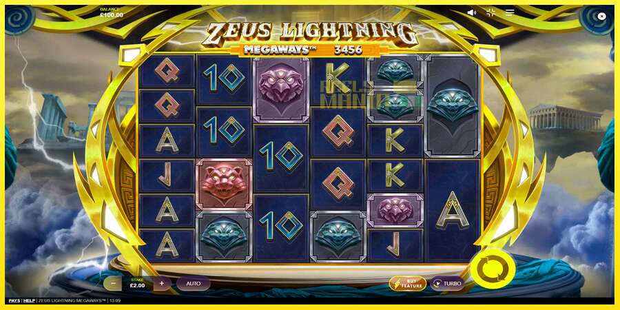 Riktiga pengar med en spelautomat Zeus Lightning Megaways, bild 1