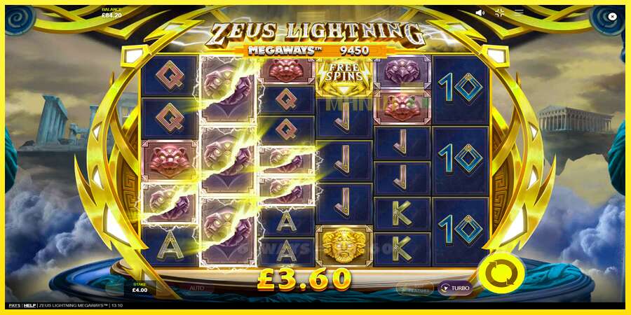 Riktiga pengar med en spelautomat Zeus Lightning Megaways, bild 5