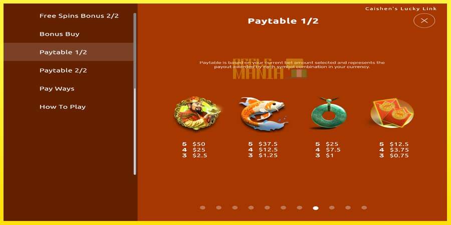 Riktiga pengar med en spelautomat Caishens Lucky Link, bild 5