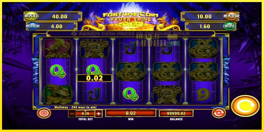 Riktiga pengar med en spelautomat Fortune Coin Fever Spins, bild 2