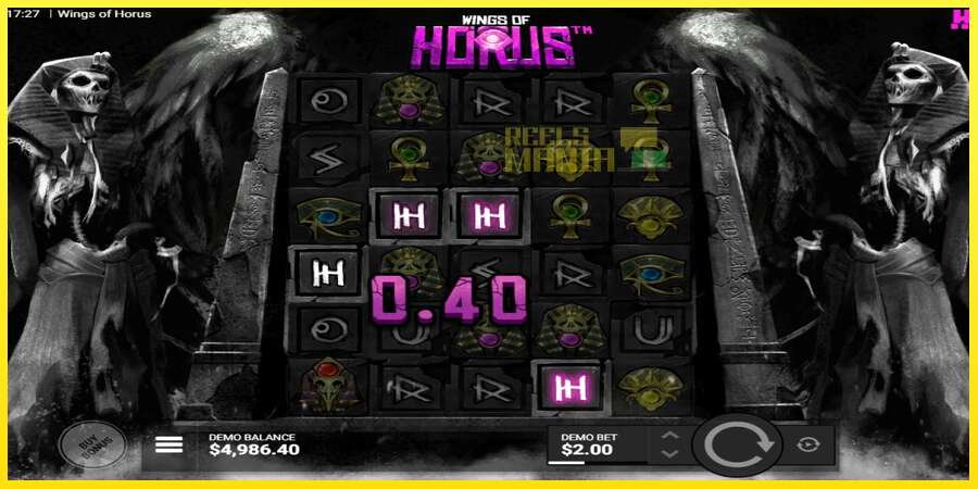 Riktiga pengar med en spelautomat Wings of Horus, bild 2