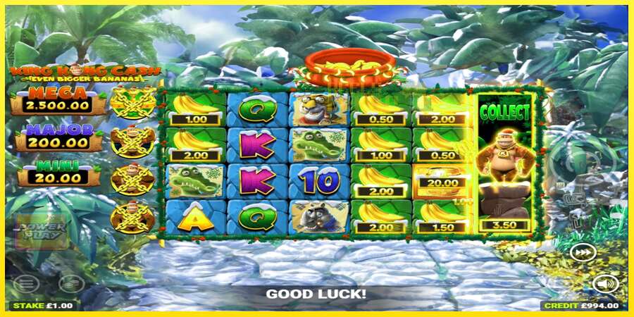 Riktiga pengar med en spelautomat King Kong Cash Even Bigger Bananas Power Play, bild 5