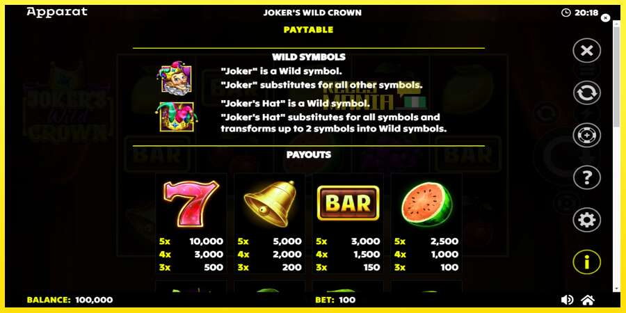 Riktiga pengar med en spelautomat Jokers Wild Crown Diamond Treasures, bild 5