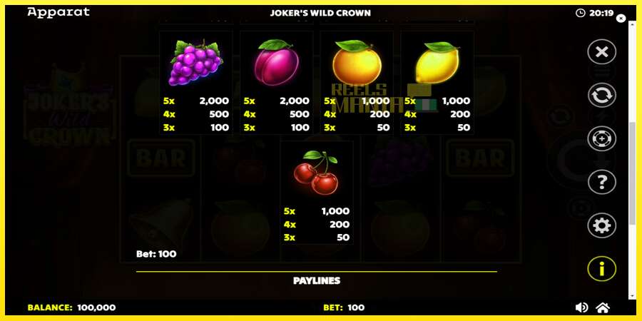 Riktiga pengar med en spelautomat Jokers Wild Crown Diamond Treasures, bild 6